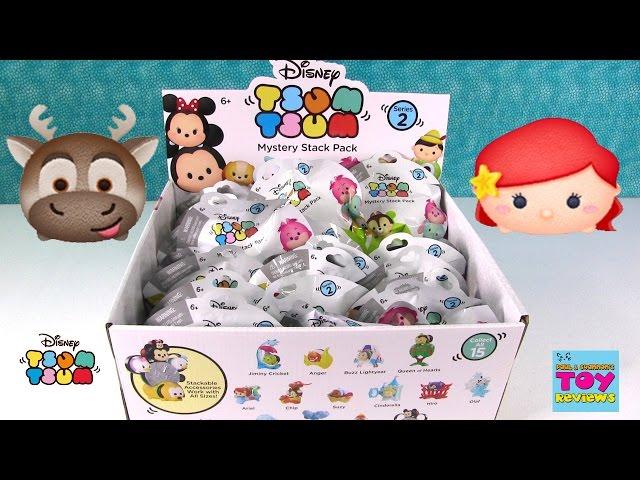 Disney Tsum Tsum Series 2 Mystery Stack Pack Blind Bag Opening | PSToyReviews