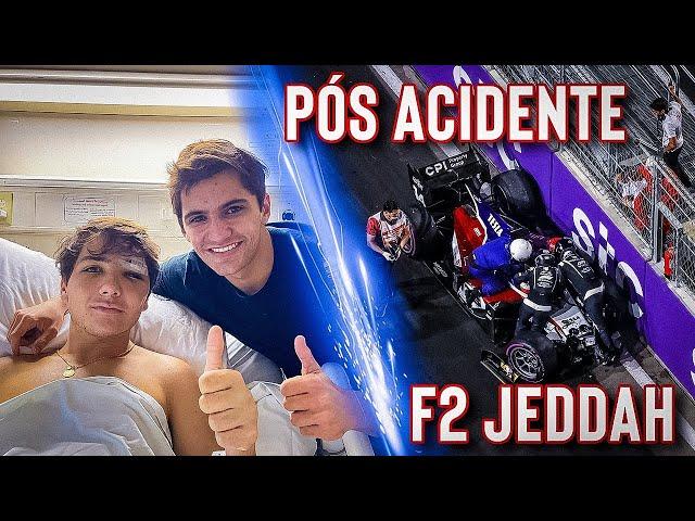 PÓS ACIDENTE de ENZO FITTIPALDI na F2 em JEDDAH