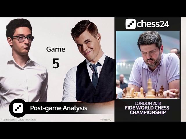 Svidler's Caruana-Carlsen Game 5 Analysis - 2018 FIDE World Chess Championship