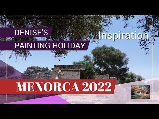 Denise runs a painting holiday in Menorca 2022