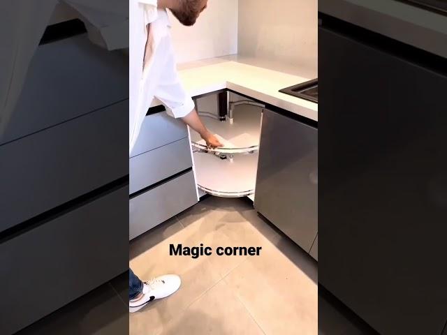 magic corner modular kitchen storage