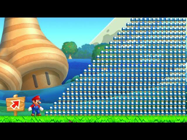 Can Mario Collect 999 Mini Mushrooms in New Super Mario Bros. U?