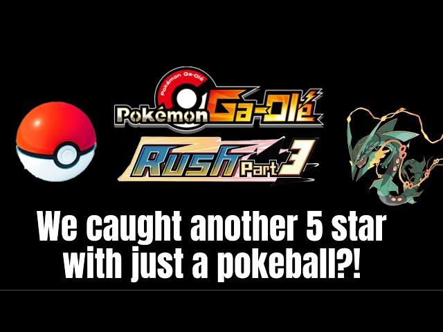 *CAPTURING OUR 19TH FIVE STAR RAYQUAZA WITH A POKÉBALL AGAIN* Pokemon gaole rush part 3!!!