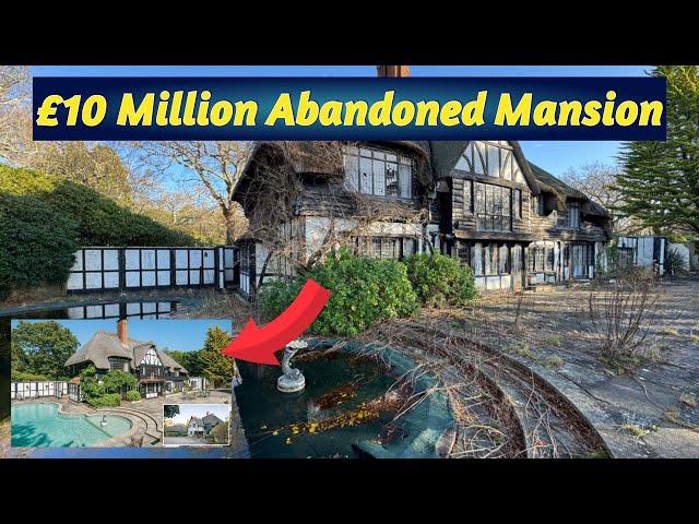 I Found An Abandoned £10Million Pound Tudor Mansion With Secret ￼Rooms, Pool, Boathouse & 13 Acres!