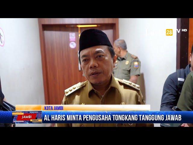 Al Haris Minta Pengusaha Tongkang Tabrak Jembatan Aurduri 1 Tanggung Jawab