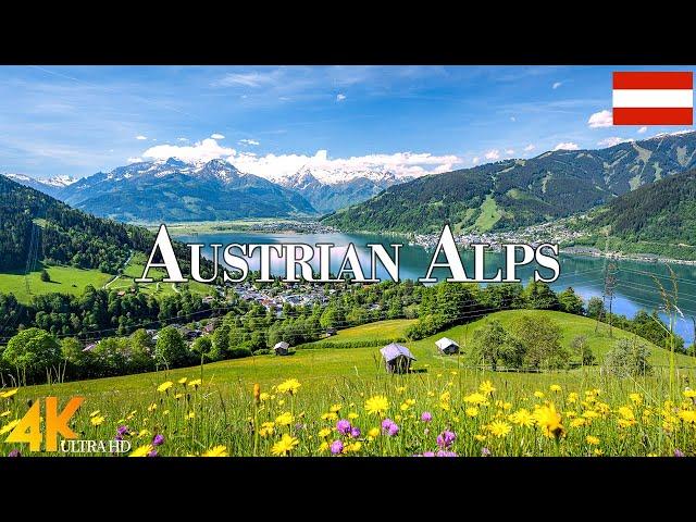 Austrian Alps 4K Ultra HD • Stunning Footage Austria, Scenic Relaxation Film with Calming Music.