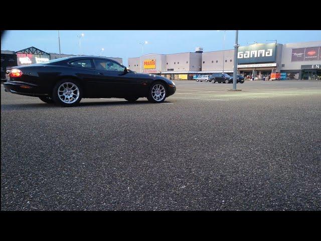 The BEST Jaguar XKR v8 sound! Stage 1 + custom exhaust hard acceleration