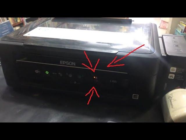 Como resetar impressora Epson L355 (luzes piscando alternadamente, erro contate assistência técnica)