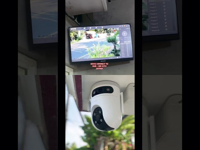 EZVIZ H9C WI-FI CAMERA CONNECT TO HIKVISION NVR - VIP CCTV JAFFNA #cctv  #ezvizcamera #hikvision