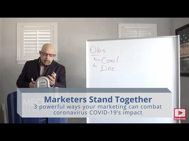 Marketers Stand Together: 3 powerful ways your marketing can combat coronavirus COVID-19’s impact