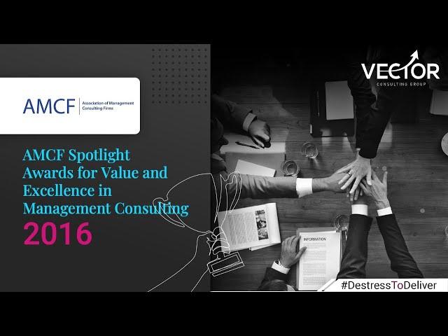 Vector Consulting Group Wins 2016 AMCF Spotlight Award | Vector Consulting Group