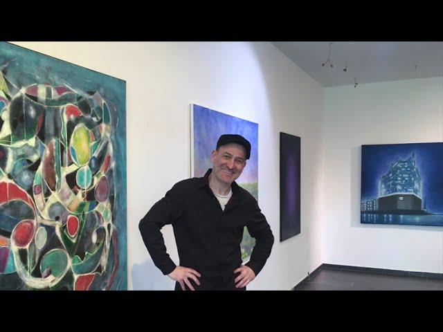 HABT KEINE ANGST,  Ausstellung. Bilder von Michael Mosa und Be´shan.  Be´shan-Art Galerie Hamburg.