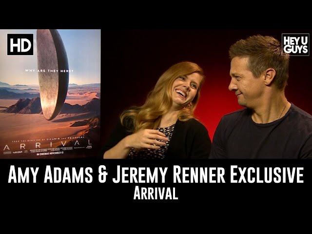 Amy Adams & Jeremy Renner - Arrival Exclusive Interview