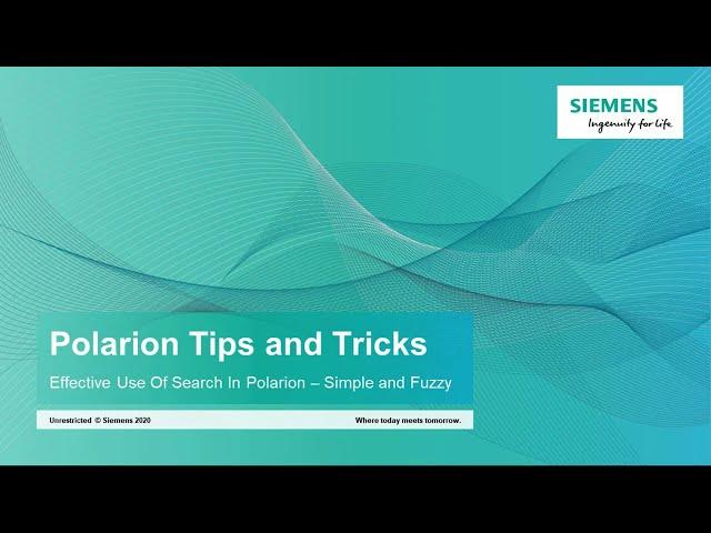 Polarion Tips & Tricks – Wyszukiwanie w Polarion