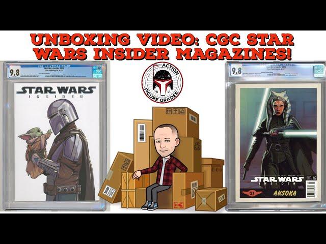 CGC Star Wars Insider Magazine Unboxing | The Mandalorian | Ahsoka