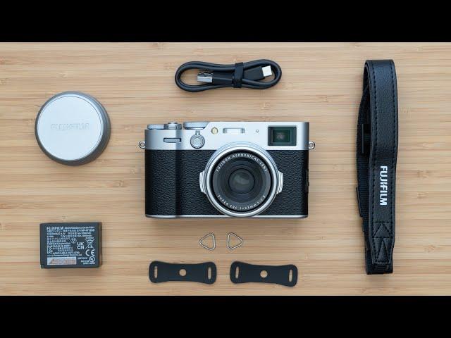 Fujifilm X100VI Silver Unboxing [ No Commentary ]