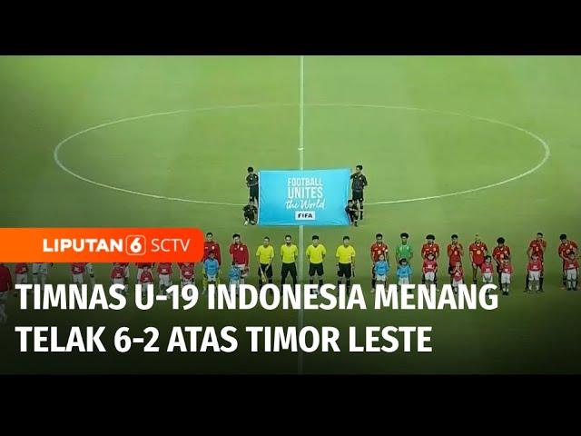 Timnas Indonesia Bekuk Timor Leste 6-2 di Piala AFF U-19, Lolos ke Semifinal | Liputan 6