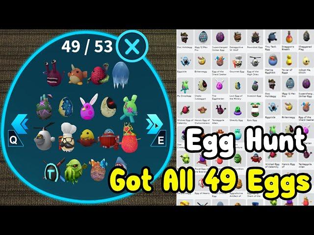 I Got All The Eggs In Egg Hunt 2020! (Roblox)