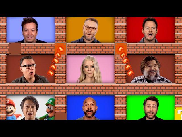 Jimmy Fallon, The Roots & The Super Mario Bros. Movie Cast Sing the Super Mario Bros. Theme Song