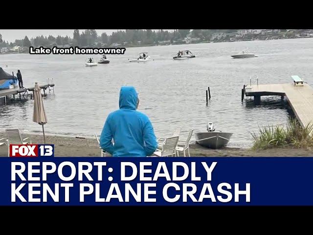 NTSB releases report on deadly Lake Meridian plane crash | FOX 13 Seattle