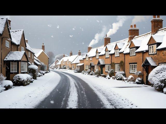 Britain's Most Beautiful Villages in a Snowstorm | Winter in the UK Countryside