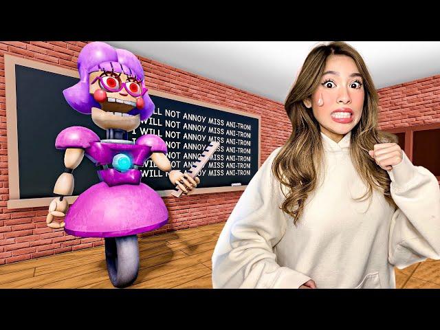 KAT ESCAPES MISS ANI-TRON'S DETENTION IN ROBLOX (OBBY)