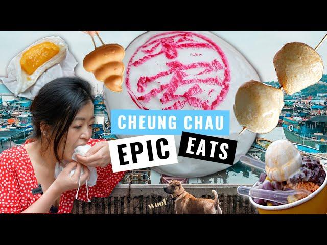 TOP 10 FOODS on CHEUNG CHAU ISLAND in Hong Kong  | Must Eat OGs | epic street food guide 