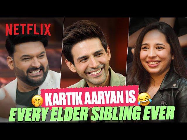 Kartik Aaryan's Mom SPILLS His SAVAGE Childhood Stories in #TheGreatIndianKapilShow 