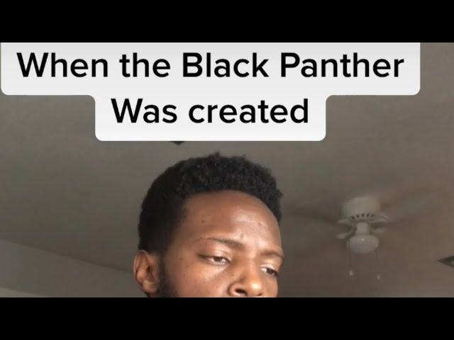 When the Black Panther was created