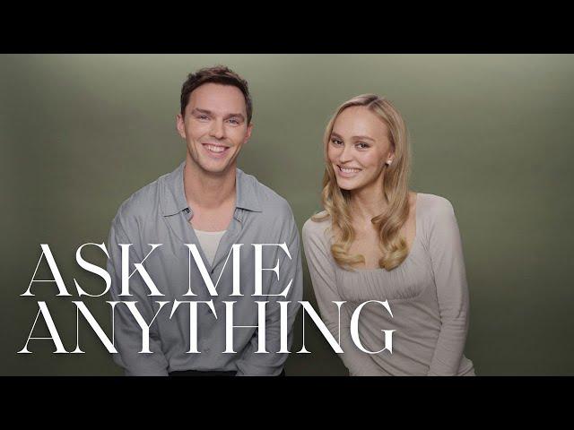 Lily-Rose Depp & Nicholas Hoult Reflect on Their Worst Fashion Phases | Ask Me Anything | ELLE