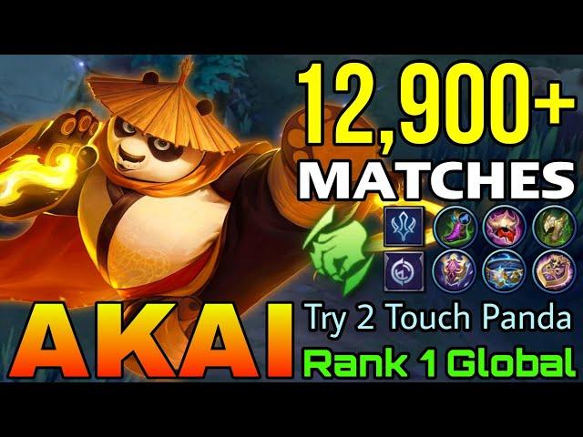 12,900+ Matches Akai Make All Enemies Bronze! - Top 1 Global Akai by Try 2 Touch Panda - MLBB