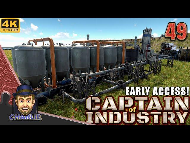 SECOND SETTLEMENT BIOFUEL COMPLETE! - Captain of Industry - 49 - Early Access Gameplay