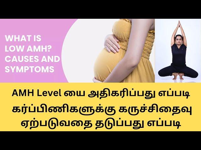 Yoga For AMH improvement. how to avoid miscarriage & abortion in pregnancy by Dr.Lakshmi Andiappan