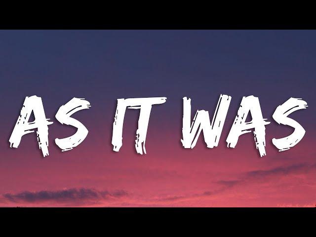 Harry Styles - As It Was (Lyrics)