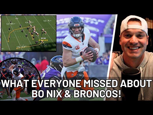 What EVERYONE MISSED About Bo Nix & Broncos | Week 9 Film Analysis vs Ravens