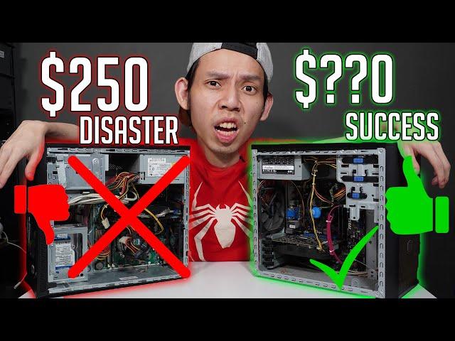 Building a $250 Gaming PC | It's a DISASTER!