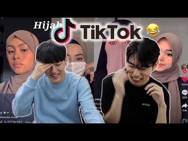 Korean guys react to Hijab Tiktok 2