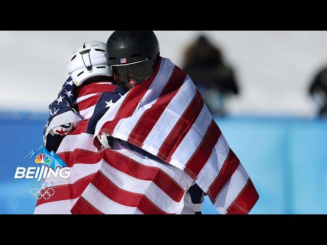 Alex Hall and Nick Goepper give U.S. a 1-2 finish in slopestyle | Winter Olympics 2022 | NBC Sports