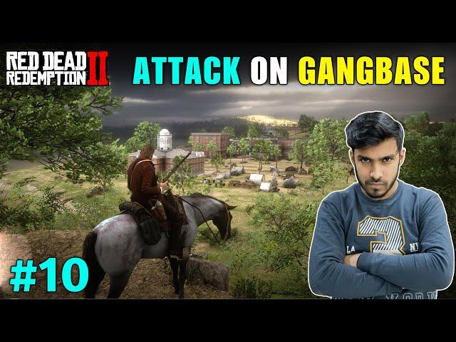 ATTACK ON BLACKWATER GANGBASE | RED DEAD REDEMPTION 2 GAMEPLAY #10