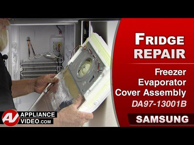 Samsung Refrigerator - Warm on the Top Shelf of Freezer - Freezer Evaporator Assembly Repair