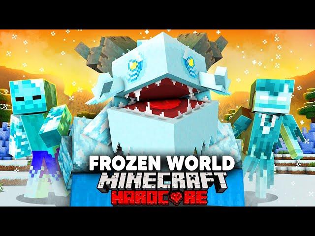 Surviving the Frozen Apocalypse in Hardcore Minecraft...