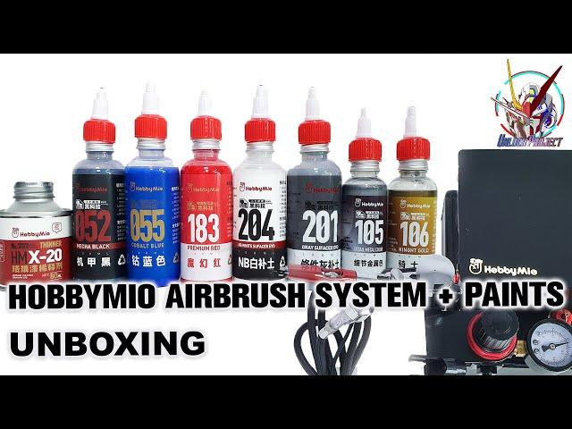 CHEAP AIRBRUSH FOR GUNPLA CUSTOM BEGINNER | HOBBY MIO AIRBRUSH SYSTEM UNBOXING