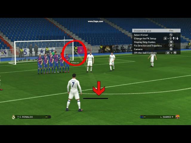 PES 2017 - Free Kick Tutorial [PC] - 100% working easy