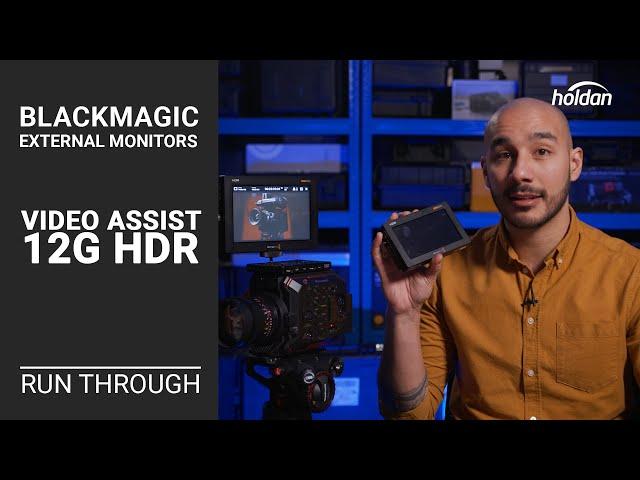 Video Assist 12G HDR Monitor Overview with Menu Run Through | 2500nit External 4K60p RAW Recorder