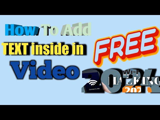 Simple Way  To Add TEXT   Into The Video 2024  CapCut