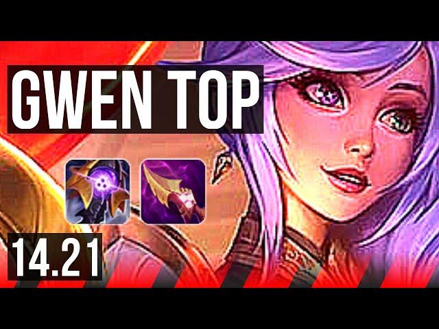 GWEN vs K'SANTE (TOP) | 71% winrate | KR Master | 14.21