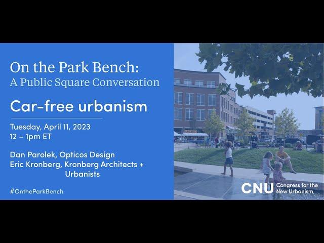 Car-free urbanism