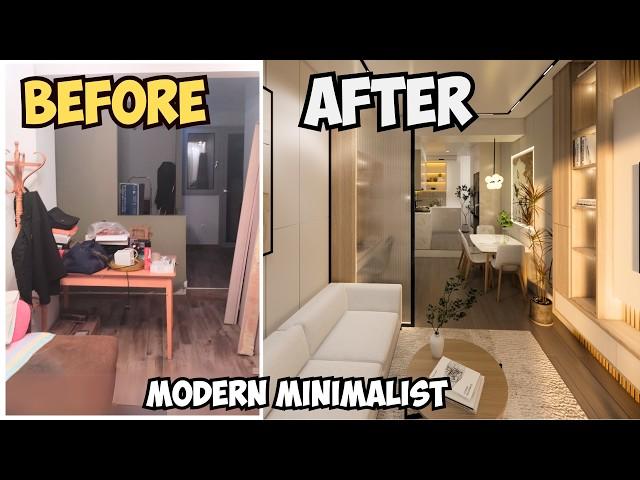 Redesigning Our Subscriber's APARTMENT to MODERN MINIMALIST: 6/100 FREE Home Interior Design