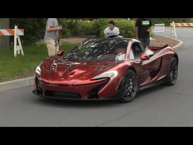 Loading up a McLaren P1!