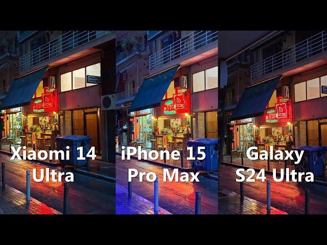 Xiaomi 14 Ultra vs iPhone 15 Pro Max vs Galaxy S24 Ultra - The Camera Comparison